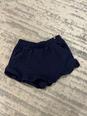 Gap Navy Ruffle Hem Shorts